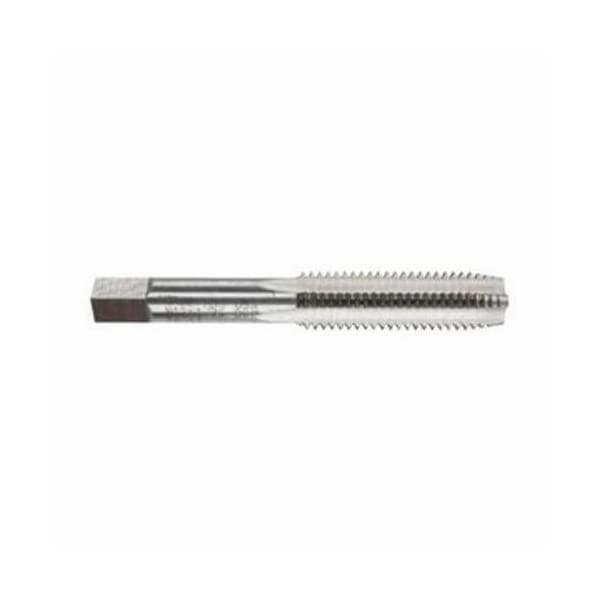 Morse Straight Flute Hand Tap, Series 7500, Metric, Ground, M18x15, Plug Chamfer, 4 Flutes, HSS, Bright, 38025 - main